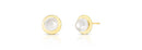 Brinco Pérola Shell 8 mm
